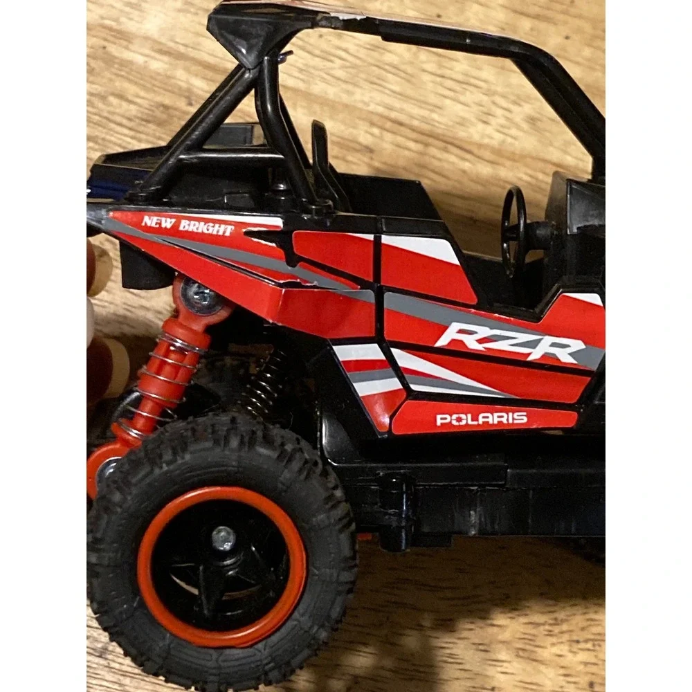 New Bright Polaris RZR RC Buggy Red Black White Off-Road Toy Vehicle 6 Inch